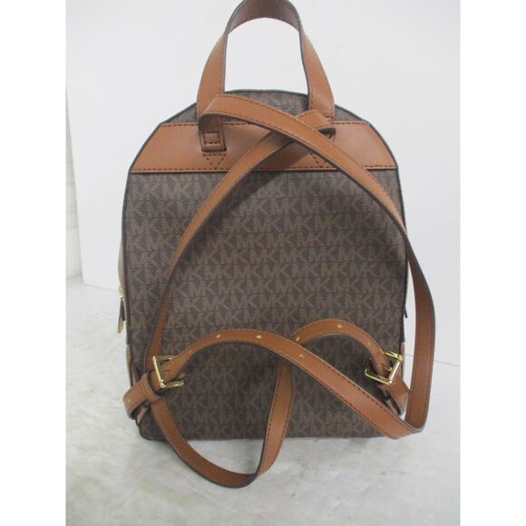USED Michael Kors Women' Brown Backpack Medium - Picture 2 of 5